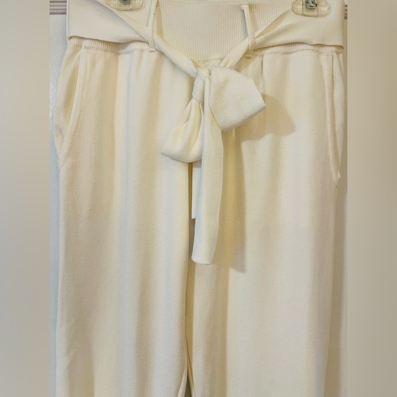 Zara ribbed knit belted jogger pants - Picture 2 of 7